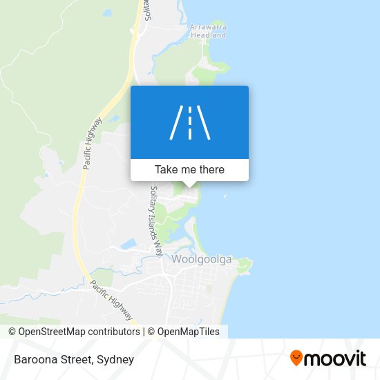 Baroona Street map