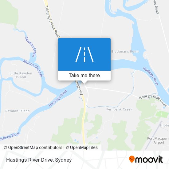 Hastings River Drive map