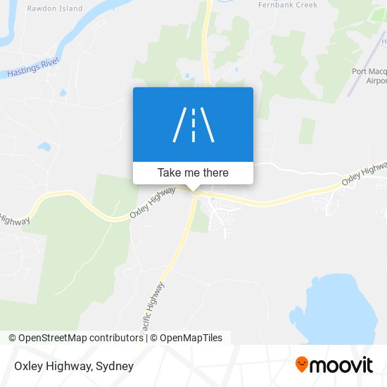 Mapa Oxley Highway