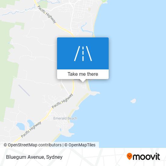 Bluegum Avenue map