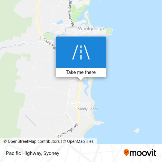 Pacific Highway map
