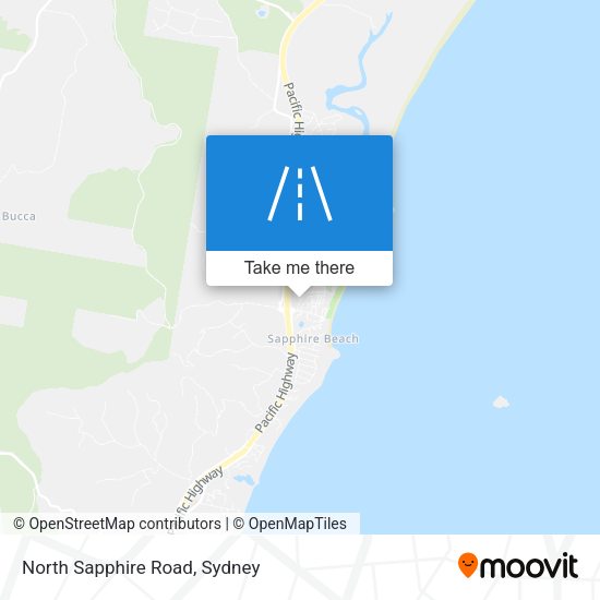 North Sapphire Road map