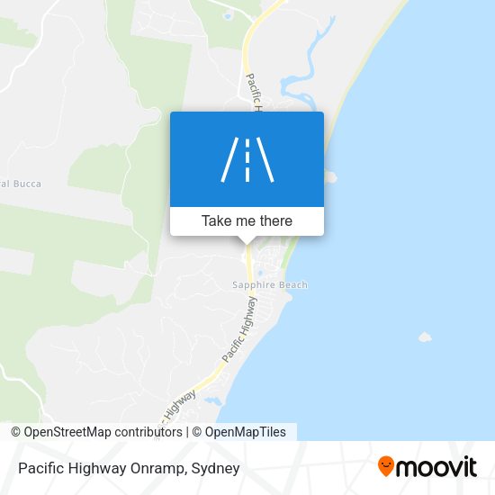 Pacific Highway Onramp map