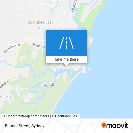 Banool Street map