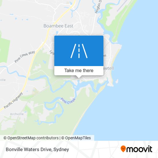 Bonville Waters Drive map
