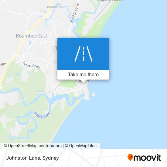 Johnston Lane map