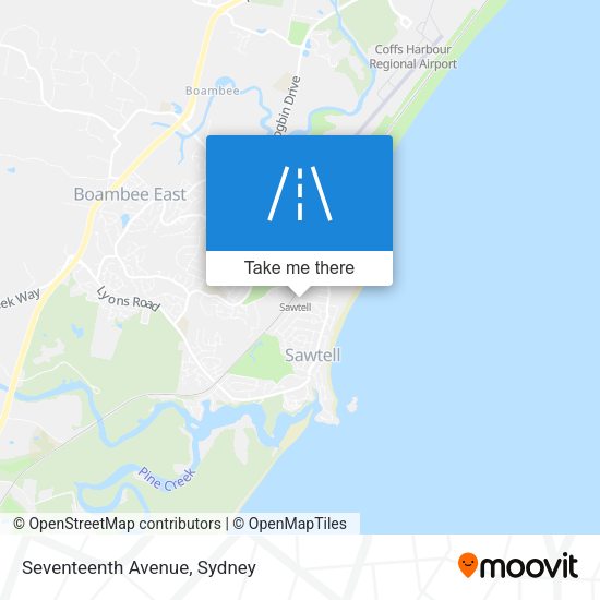 Seventeenth Avenue map