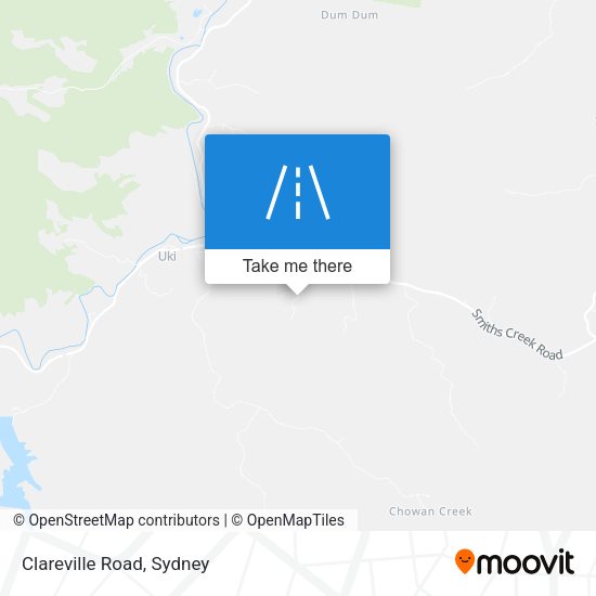 Clareville Road map