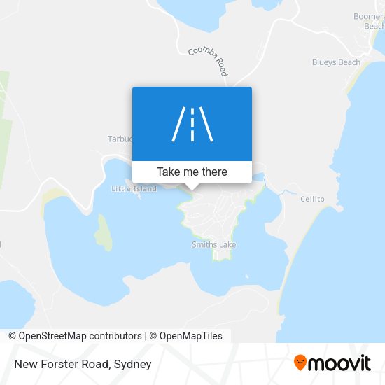 New Forster Road map