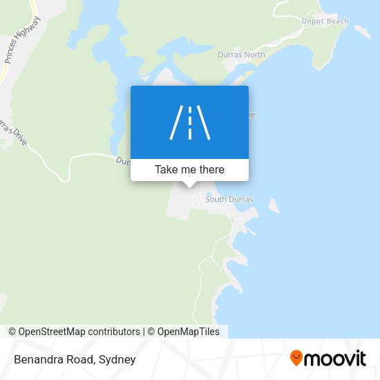 Benandra Road map