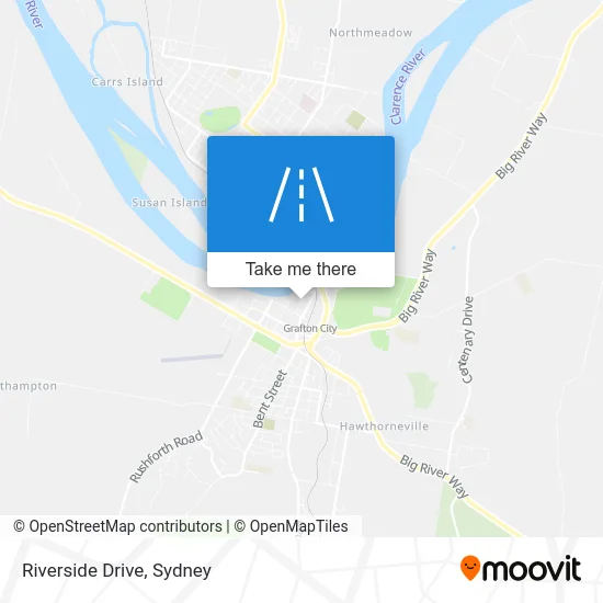 Mapa Riverside Drive