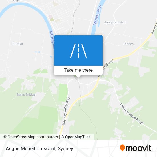 Angus Mcneil Crescent map