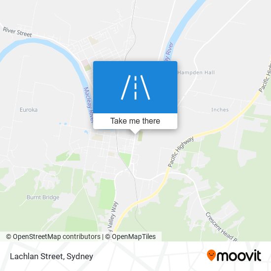 Lachlan Street map