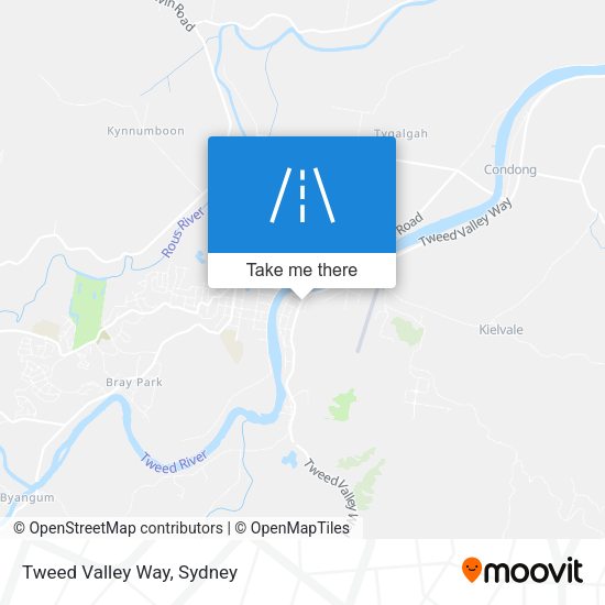 Tweed Valley Way map