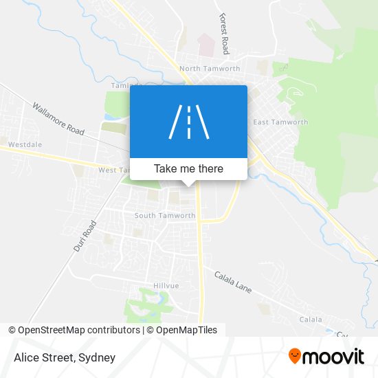 Alice Street map