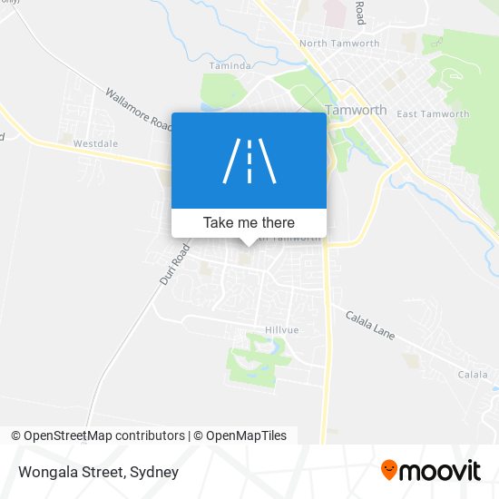 Wongala Street map