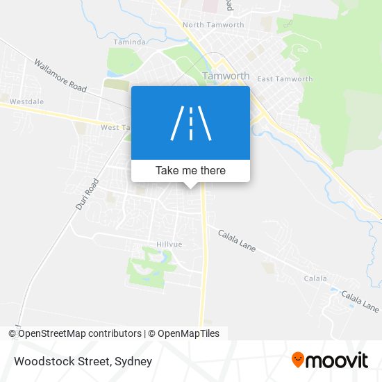 Woodstock Street map