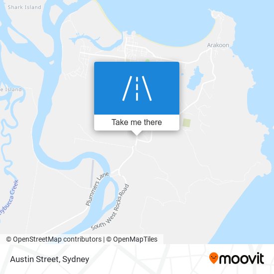 Austin Street map