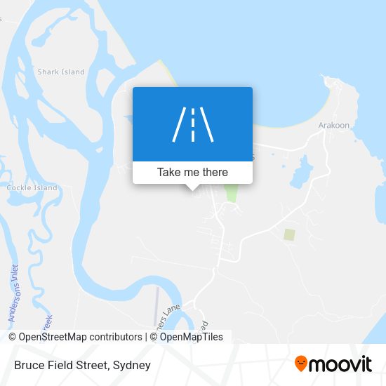 Bruce Field Street map