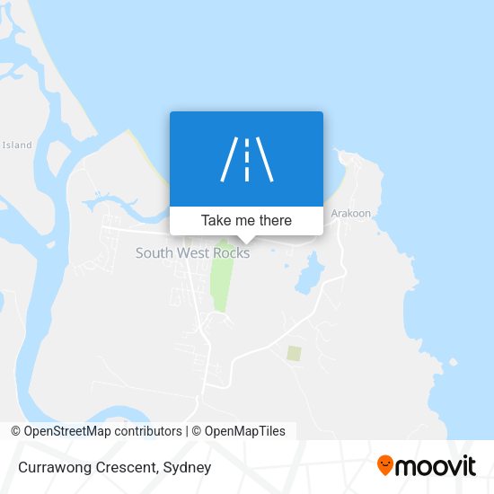Currawong Crescent map