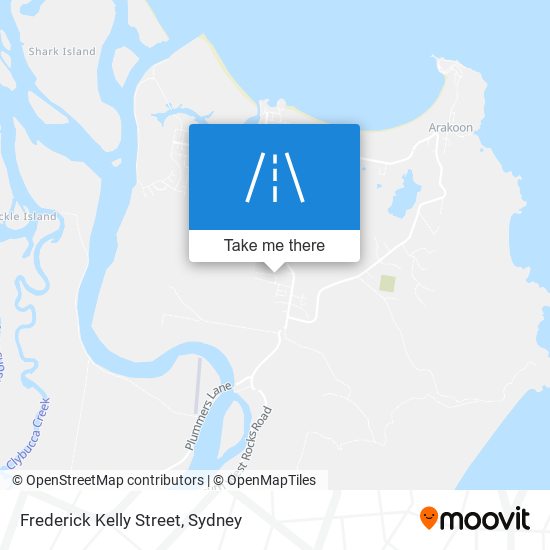 Frederick Kelly Street map
