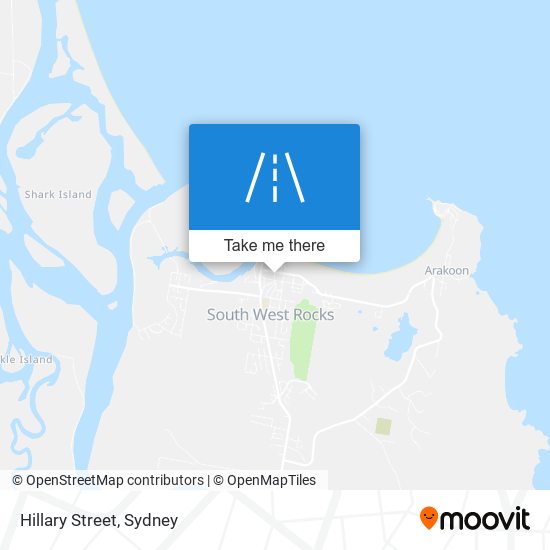 Hillary Street map