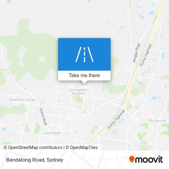 Bandalong Road map