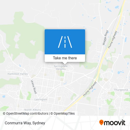 Conmurra Way map