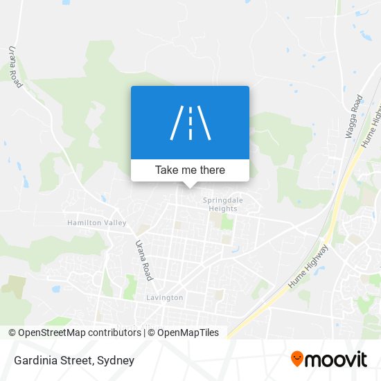 Gardinia Street map