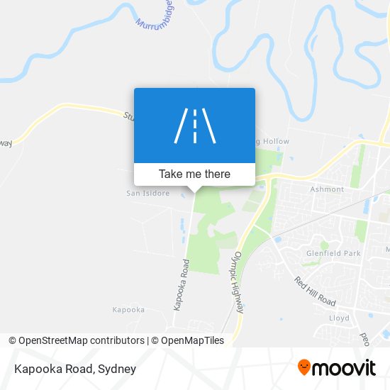 Mapa Kapooka Road