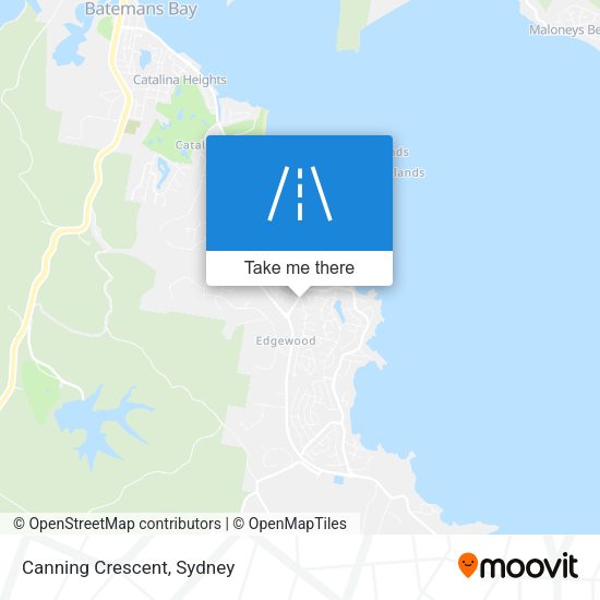 Canning Crescent map