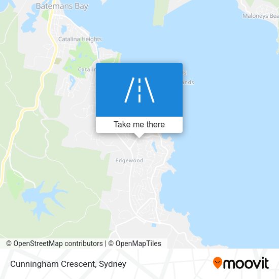 Cunningham Crescent map