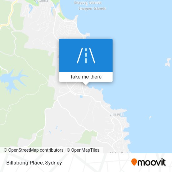 Billabong Place map