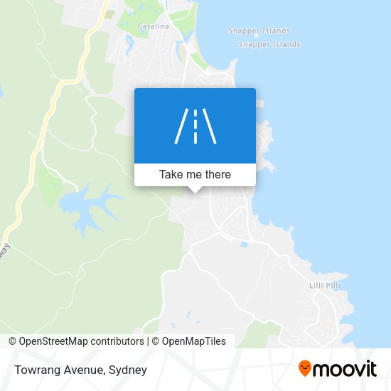 Towrang Avenue map