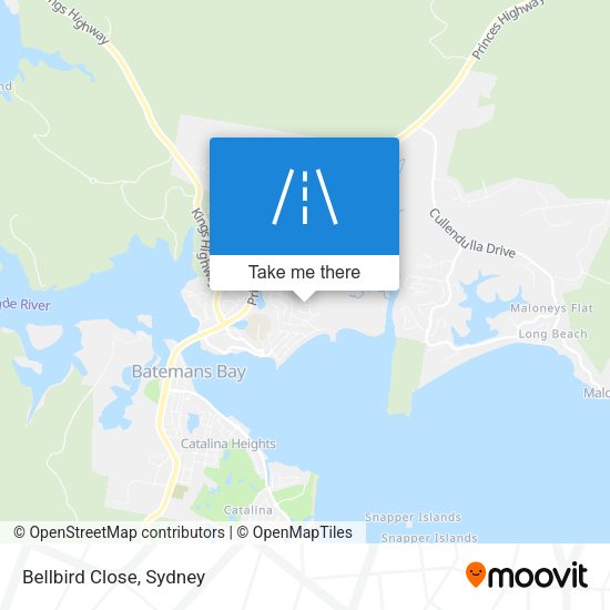 Bellbird Close map