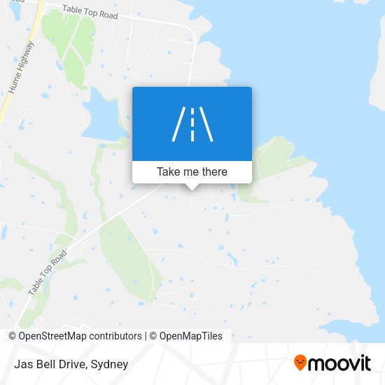Jas Bell Drive map