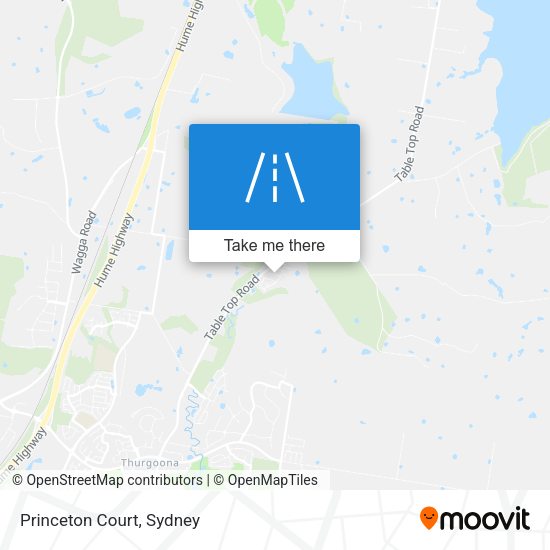 Princeton Court map
