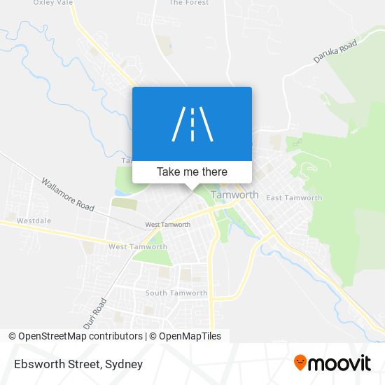 Ebsworth Street map