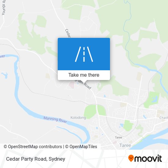 Cedar Party Road map