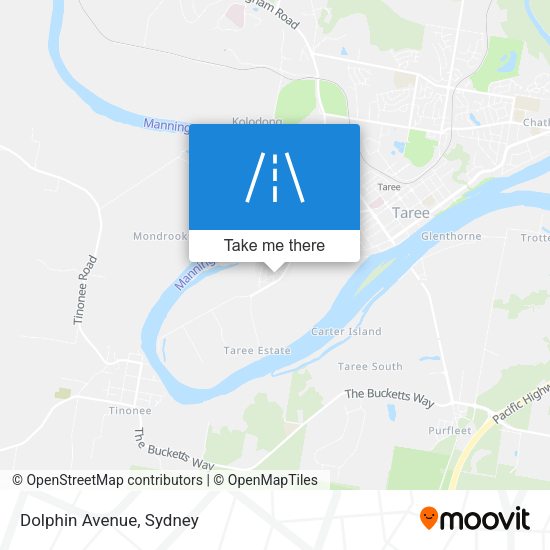 Dolphin Avenue map