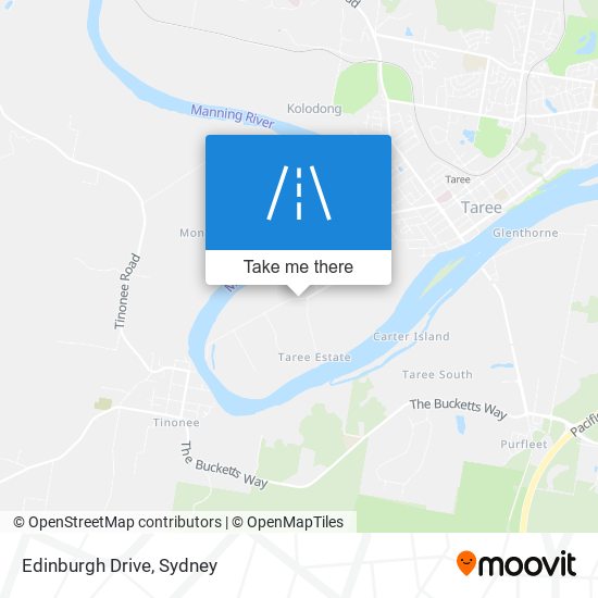 Edinburgh Drive map