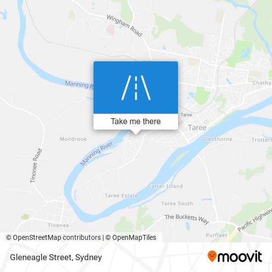 Gleneagle Street map