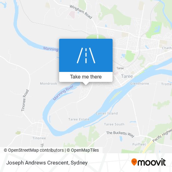 Joseph Andrews Crescent map