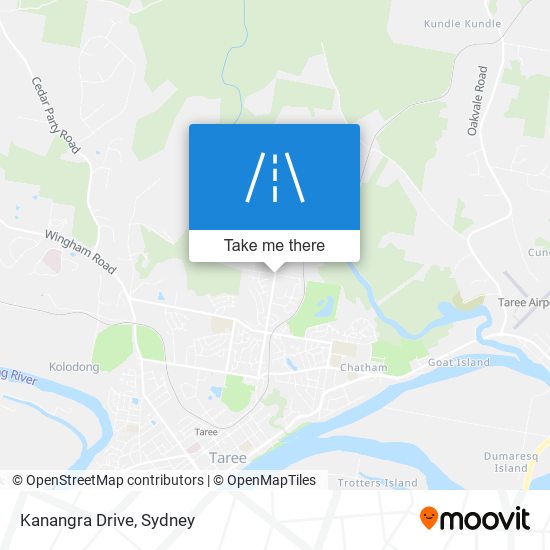 Kanangra Drive map