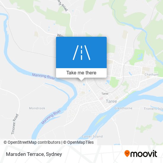 Marsden Terrace map