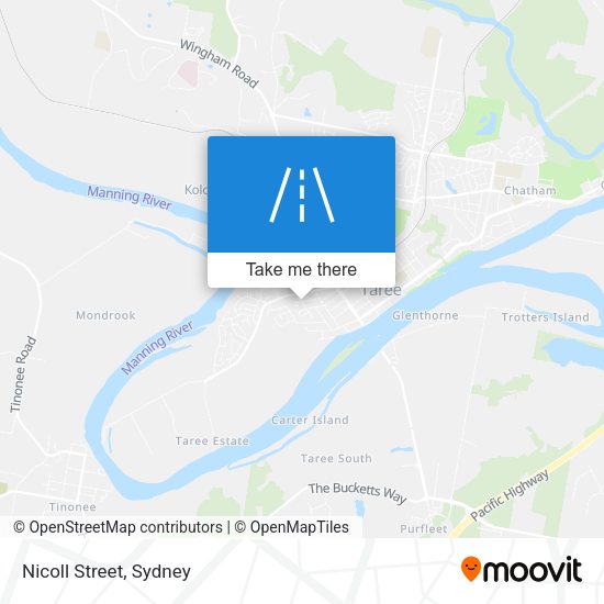 Nicoll Street map
