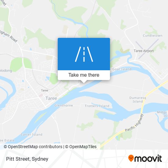 Pitt Street map