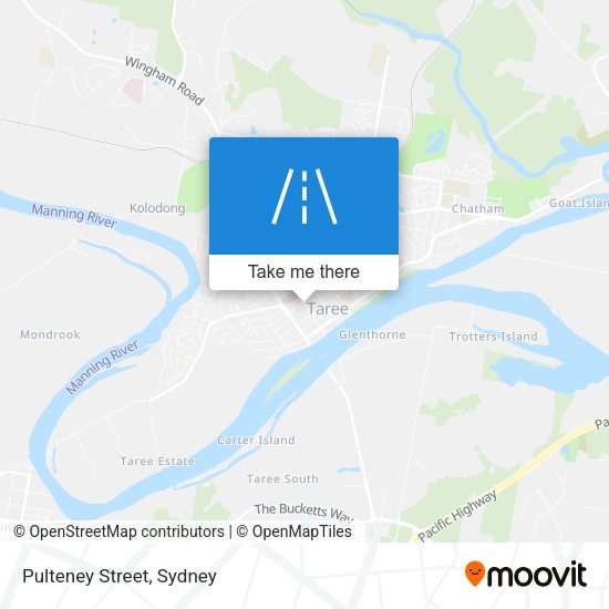 Pulteney Street map