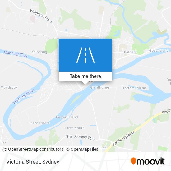 Victoria Street map