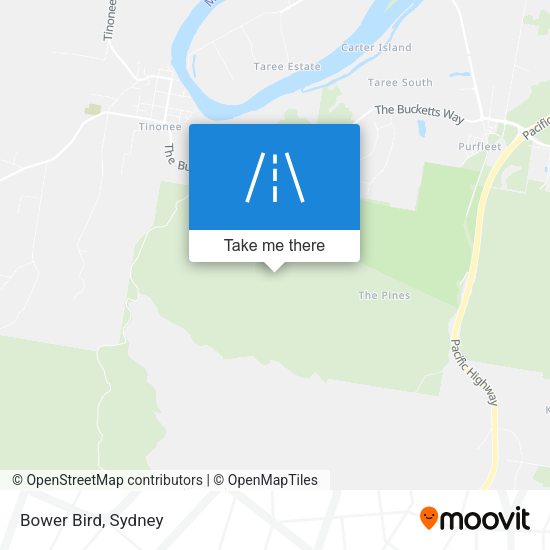 Bower Bird map